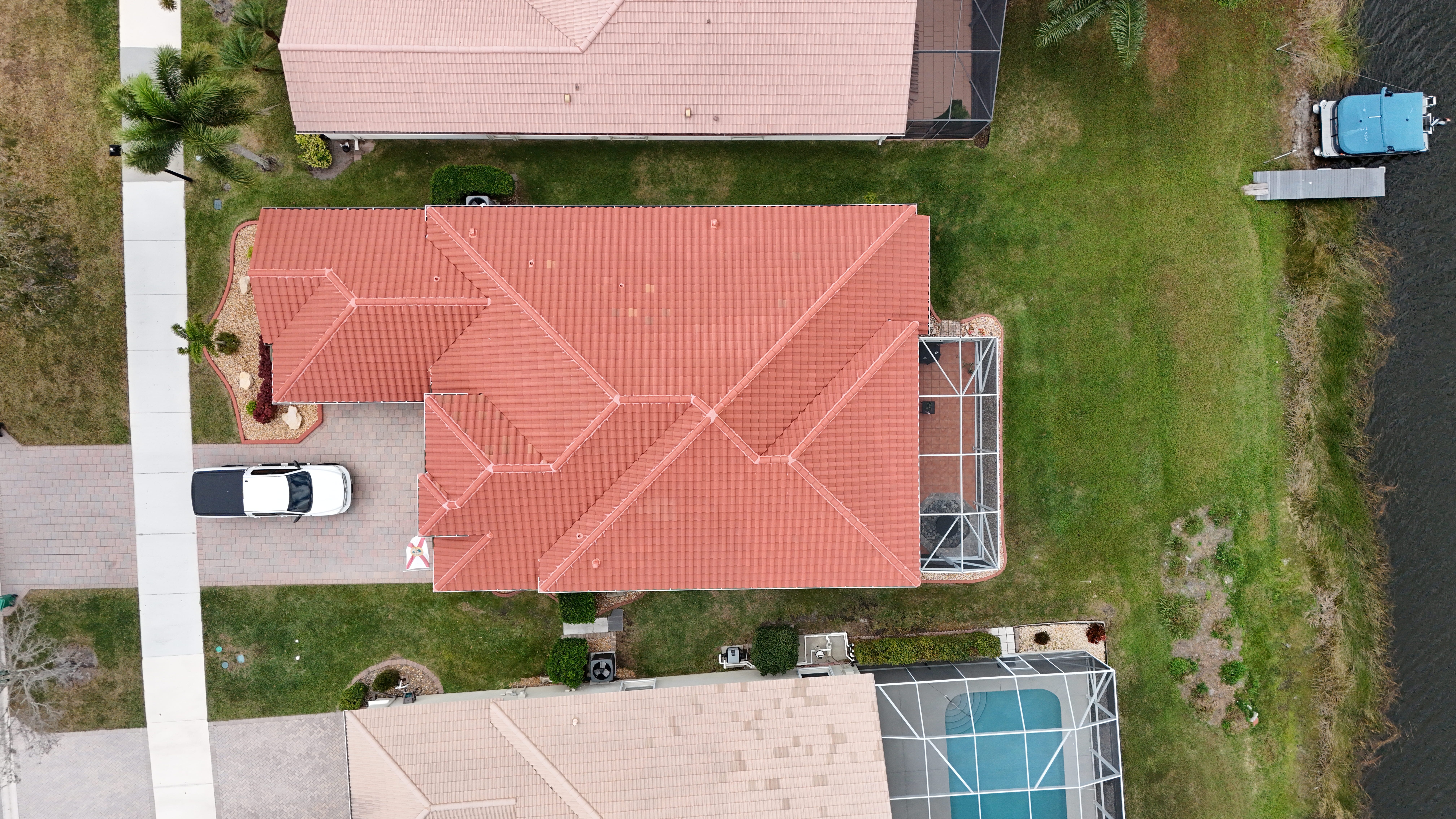 Residential roofing project completed by Atlantis Roofing